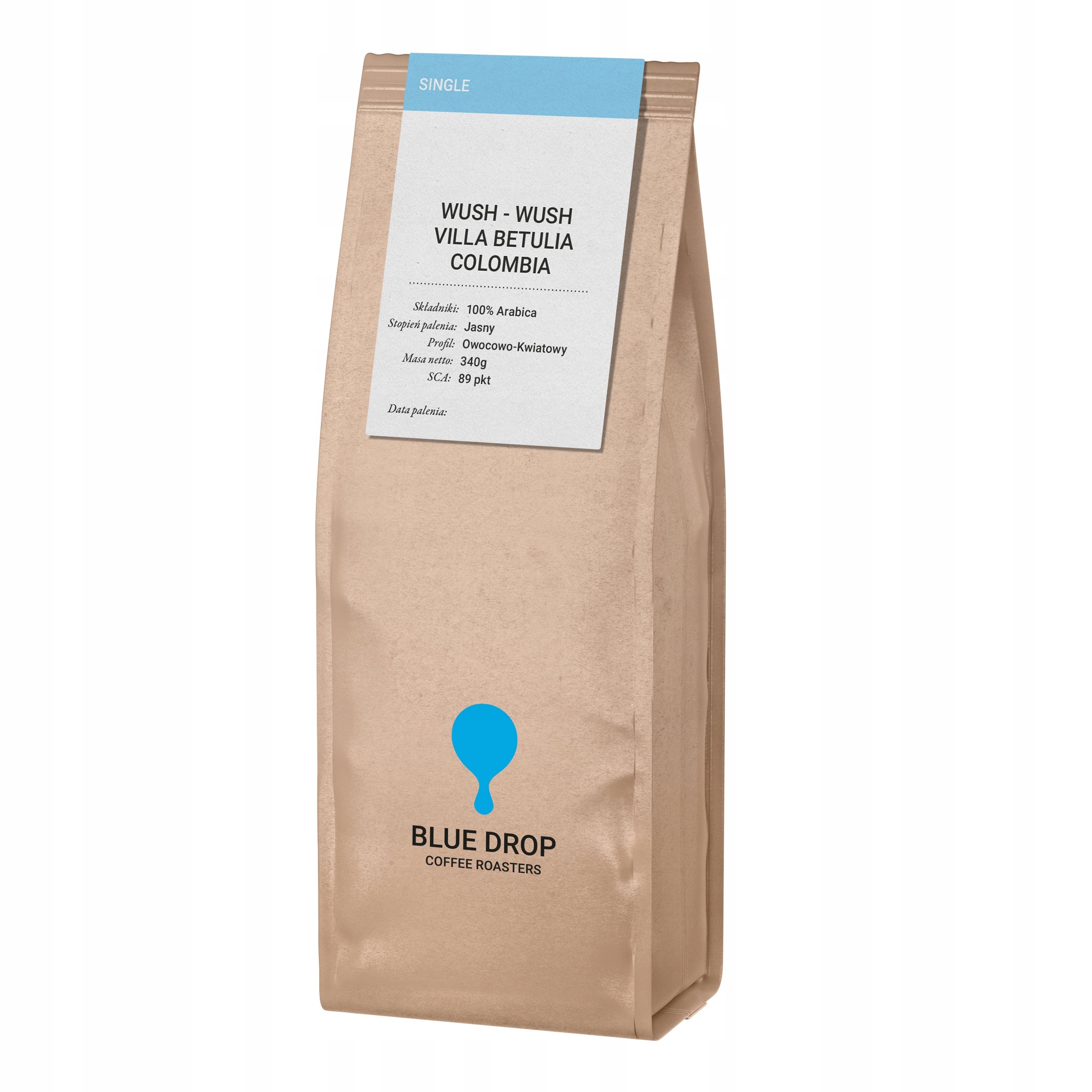 Kawa Ziarnista Wush-wush Kolumbia Villa Betulia specialty 100% Arabica 340g