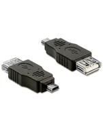 Adaptery i przejściówki - Adapter USB Mini BM->AF OTG 65399 - miniaturka - grafika 1