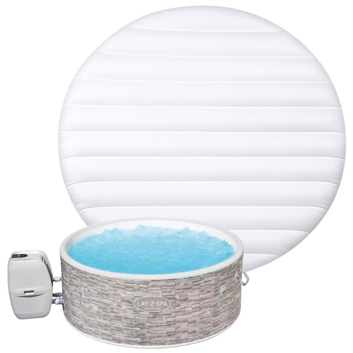 Bestway nakrywa termoizolacyjna dmuchana poduszka jacuzi lay-z-spa vancouver