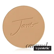 Pudry do twarzy - JANE IREDALE pressed Powder Refill Caramel puder do twarzy, lsf20, Jane Iredale 12813E - miniaturka - grafika 1