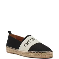 Espadryle męskie - OFF-WHITE Espadryle | z dodatkiem skóry - miniaturka - grafika 1