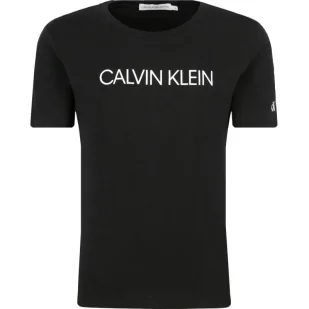 CALVIN KLEIN JEANS T-shirt INSTITUTIONAL | Regular Fit - Koszulki dla chłopców - miniaturka - grafika 1