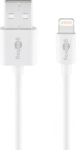 Kabel USB Goobay USB-A - Lightning 3 m Biały 72909