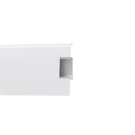 Listwy przypodłogowe - Arbiton Listwa przypodłogowa LARS 70 mm biały matowy - miniaturka - grafika 1