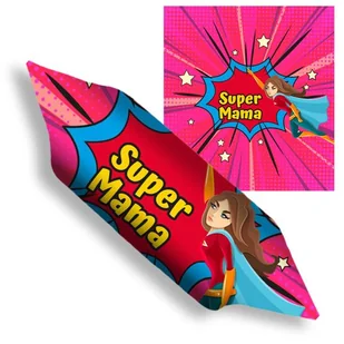 Krówki personalizowane na Dzień Matki Super Mama Dzień Kobiet - Cukierki - miniaturka - grafika 1