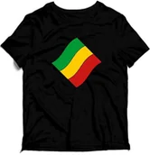 Gadżety dla niej i dla niego - KOSZULKA Flaga Reggae Zielony Żółty Czerowny - miniaturka - grafika 1