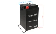 Ładowarki i akumulatory - Akumulator Moretti AGM (Gel) B49-6 - miniaturka - grafika 1