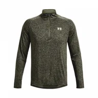 Bluzy sportowe męskie - Męska bluza treningowa UNDER ARMOUR Tech 2.0 1/2 Zip - szara - miniaturka - grafika 1