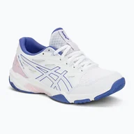 Buty sportowe damskie - Buty do siatkówki damskie ASICS Gel-Rocket 11 white/sapphire - miniaturka - grafika 1
