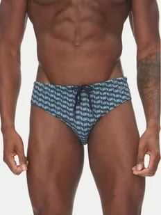Emporio Armani Kąpielówki EM000575 AF12341 F9035 Niebieski - Kąpielówki męskie - miniaturka - grafika 1
