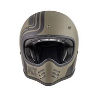Kaski motocyklowe - PREMIER KASK MX BTR MILITARY zielony BM, wojskowy zielony/czarny, XL - miniaturka - grafika 1