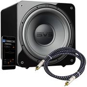 Głośniki i kolumny - SVS SB-1000 Pro (SB1000 Pro)– Subwoofer aktywny + SoundPath RCA Audio 3m Piano Gloss Black - miniaturka - grafika 1