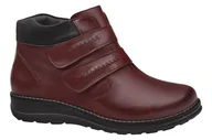 Botki damskie - Botki AXEL Comfort 4379 Rubin H na 2-rzepy na Haluksy Kosela Medic 9379 - miniaturka - grafika 1