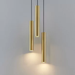 Lindby Joffrey lampa wisząca, 3-pkt., mosiądz - Lampy sufitowe - miniaturka - grafika 3