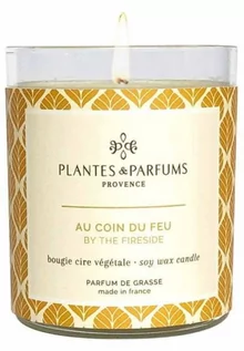 Świece - PLANTES&PARFUMS PROVENCE Świeca zapachowa perfumowana 180g kolekcja Fall/Winter - By the Fireside - Przy kominku - grafika 1