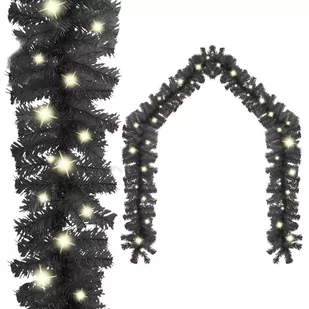 vidaXL Lumarko Girlanda świąteczna z lampkami LED, 10 m, czarna 329190 - Oświetlenie świąteczne - miniaturka - grafika 1