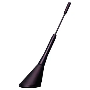 Uniwersalna antena aluminiowa - Shortstick 16 V - czarna - Anteny samochodowe - miniaturka - grafika 1