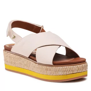 Espadryle damskie - Gioseppo Espadryle Meggett 65985 Off-White - grafika 1