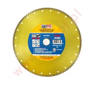ARTPOL Tarcza diamentowa ARTPOL Turbo, 350x32/25,4/22,2 m /AR - Akcesoria do elektronarzędzi - miniaturka - grafika 1
