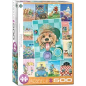 Puzzle - Puzzle 500 Psie życie XXL Nowa - miniaturka - grafika 1
