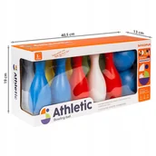 Zabawki i gry sportowe - KRĘGLE DLA DZIECI GRA ZRĘCZNOŚCIOWA ZESTAW 10 KRĘGLI 2 KULE DOM OGRÓD 3+ - miniaturka - grafika 1