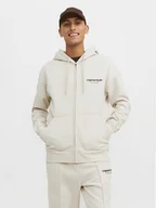 Bluzy męskie - Jack&Jones Bluza Vesterbro 12241691 Beżowy Relaxed Fit - miniaturka - grafika 1