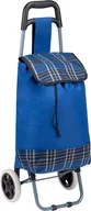 Torby i wózki na zakupy - Wózek zakupowy torba na zakupy kółkach składany 31L - miniaturka - grafika 1