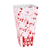 Akcesoria gastronomiczne - GSG24 Pudełko kartonik na PopCorn 7x22x10.5cm DUŻY 1.7L 100szt 1008902 - miniaturka - grafika 1