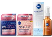 Zestawy kosmetyków damskich - NIVEA Cellular Expert Lift Anti-Age kremy + serum - miniaturka - grafika 1
