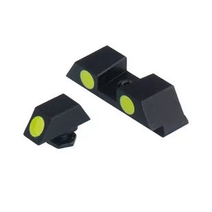 Vector Optics - Fiber Sights Combo do Glock Krótkie Zielona - SCIS-06 - Amunicja i osprzęt ASG - miniaturka - grafika 1