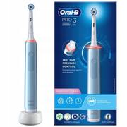 Szczoteczki elektryczne - Braun Oral-B Pro 3 3200S Sensitive Niebieski - miniaturka - grafika 1