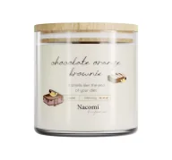 Świece - NACOMI FRAGRANCES SOJOWA ŚWIECA ZAPACHOWA CHOCOLATE ORANGE BROWNIE 450G - miniaturka - grafika 1
