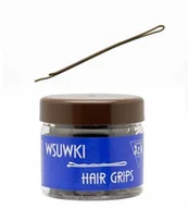 Ozdoby do włosów - Wsuwki IZA proste BRĄZOWE 5cm 500g - miniaturka - grafika 1