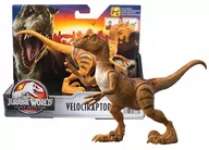 Figurki dla dzieci - Jurassic World Dinozaur Velociraptor Figurka Hff14 - miniaturka - grafika 1