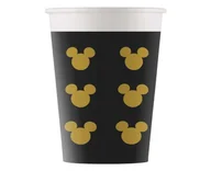 Urodziny dziecka - Procos Kubeczki papierowe "Mickey Gold" PROCOS 200 ml 8 szt 90701 - miniaturka - grafika 1