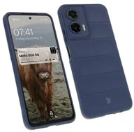 Etui i futerały do telefonów - Bizon Pancerne etui Case Tur do Motorola Moto G35 5G, granatowe - miniaturka - grafika 1