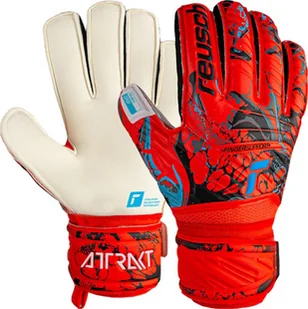 Rękawice bramkarskie Reusch Attrakt Grip Finger Support czerwone 5370810 3334-9 - Piłka nożna - miniaturka - grafika 1
