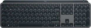 Logitech MX Keys S klawiatura RF Wireless + Bluetooth QWERTY Duński, Fiński, Norweski, Szwecki Grafitowy - Klawiatury - miniaturka - grafika 1