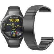 Akcesoria do smartwatchy - TYTANOWA BRANSOLETA DO ZEGARKA HUAWEI WATCH GT5 PRO 46MM SZARA - miniaturka - grafika 1