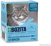 Mokra karma dla kotów - BOZITA Kawałki w galaretce z makrelą 370g - miniaturka - grafika 1