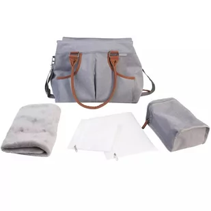 Chamo Bo Jungle Torba na akcesoria dziecięce B-Casual, szara, B300340 - Torby i organizery dla mam - miniaturka - grafika 1