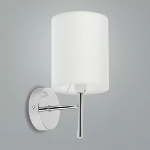 Candellux Kinkiet LAMPA ścienna YAN 21-45249 OPRAWA abażurowa biała - Lampy ścienne - miniaturka - grafika 1