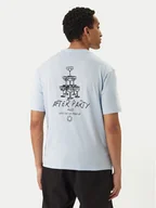 Koszulki męskie - HUGO T-Shirt Nucavo 50560040 Błękitny Regular Fit - miniaturka - grafika 1