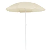 Parasole ogrodowe - vidaXL Parasol ogrodowy na stalowym słupku, piaskowy, 180 cm vidaXL - miniaturka - grafika 1