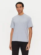 Koszulki męskie - Calvin Klein T-Shirt Nano Logo K10K112487 Niebieski Regular Fit - miniaturka - grafika 1