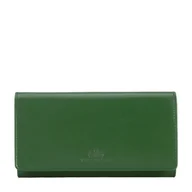 Portfele - Damski portfel z gładkiej skóry poziomy - miniaturka - grafika 1