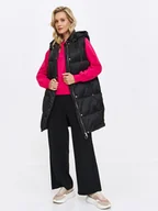 Kamizelki damskie - Kamizelka damska czarna - SKA2813CA kamizelka - TOP SECRET - Odzieżowy sklep internetowy TOP SECRET - miniaturka - grafika 1