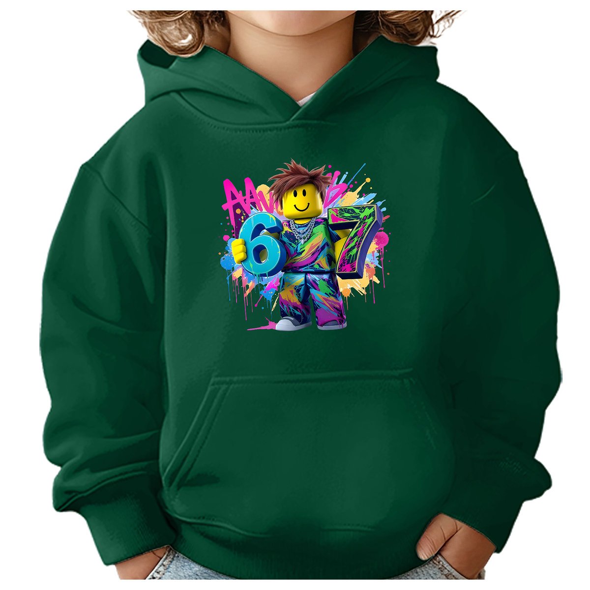 BLUZA DZIECIĘCA 67 SIX SEVEN VIRAL ROBLOX 110-116 CHŁOPIĘCA DZIEWCZĘCA