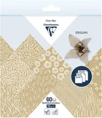 Scrapbooking - Clairefontaine, Papier  Origami Wzory Kwiatowe 3 Formaty 60 Arkuszy - miniaturka - grafika 1