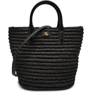 LAUREN RALPH LAUREN Kuferek z dodatkiem skóry - Torebki damskie - miniaturka - grafika 1